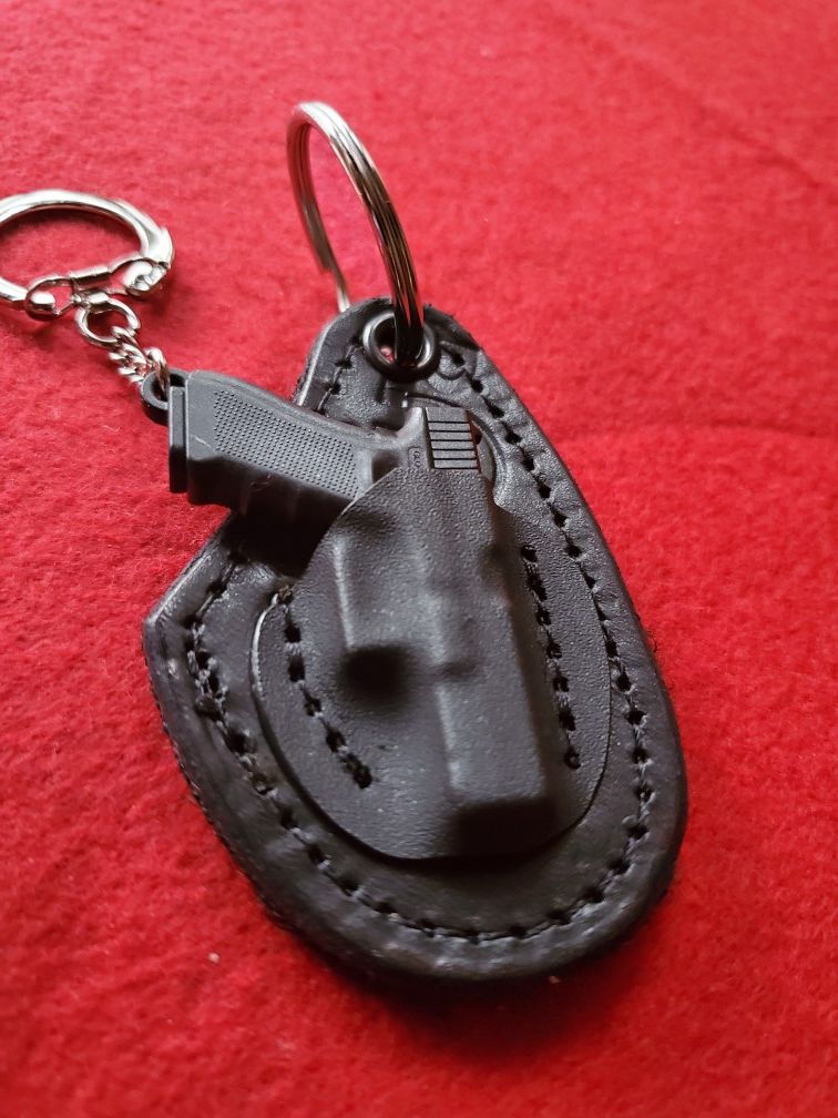 Miniature Glock Keychain With Holster