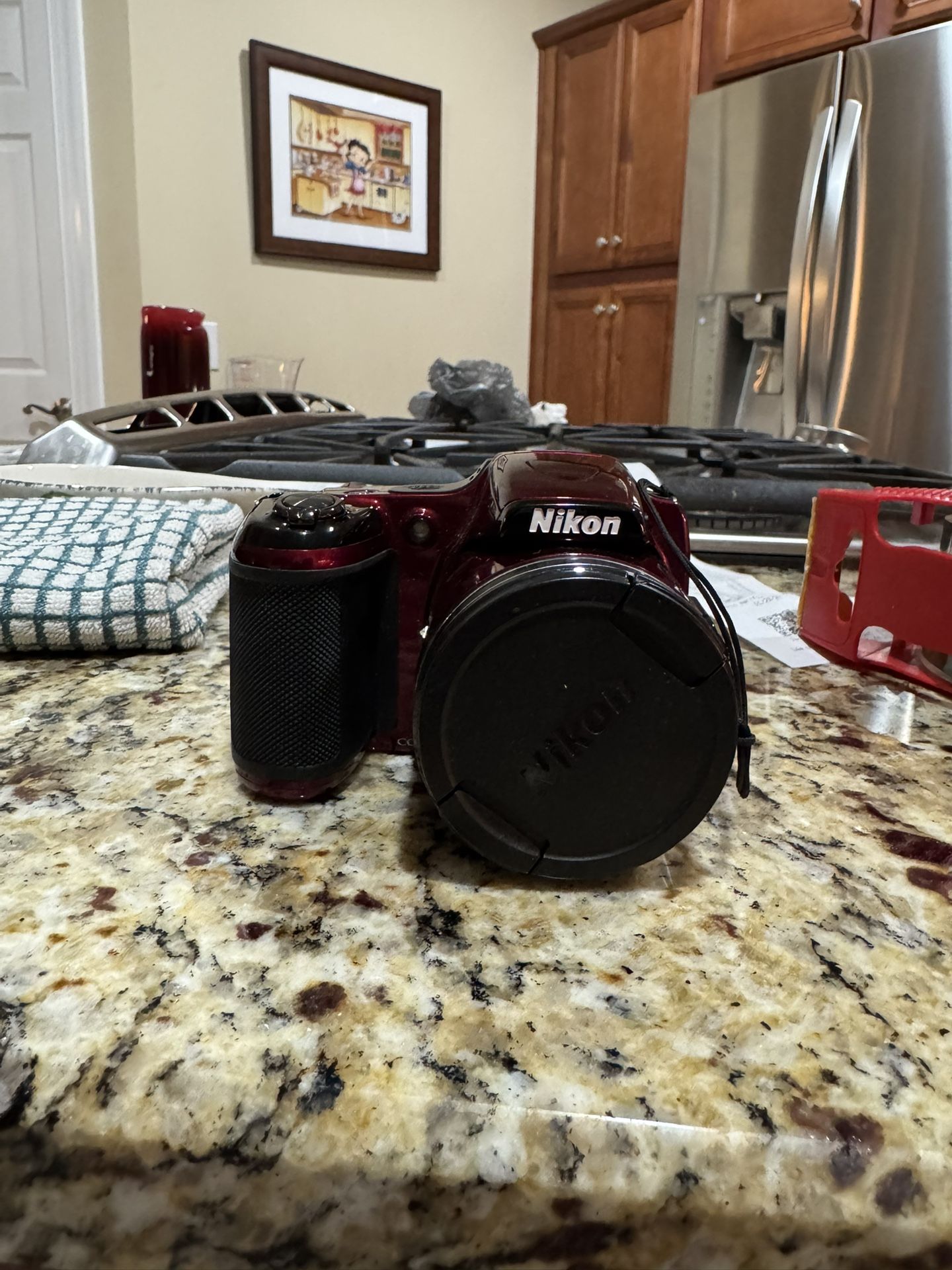 Nikon Coolpix L820 Digital Camera Red
