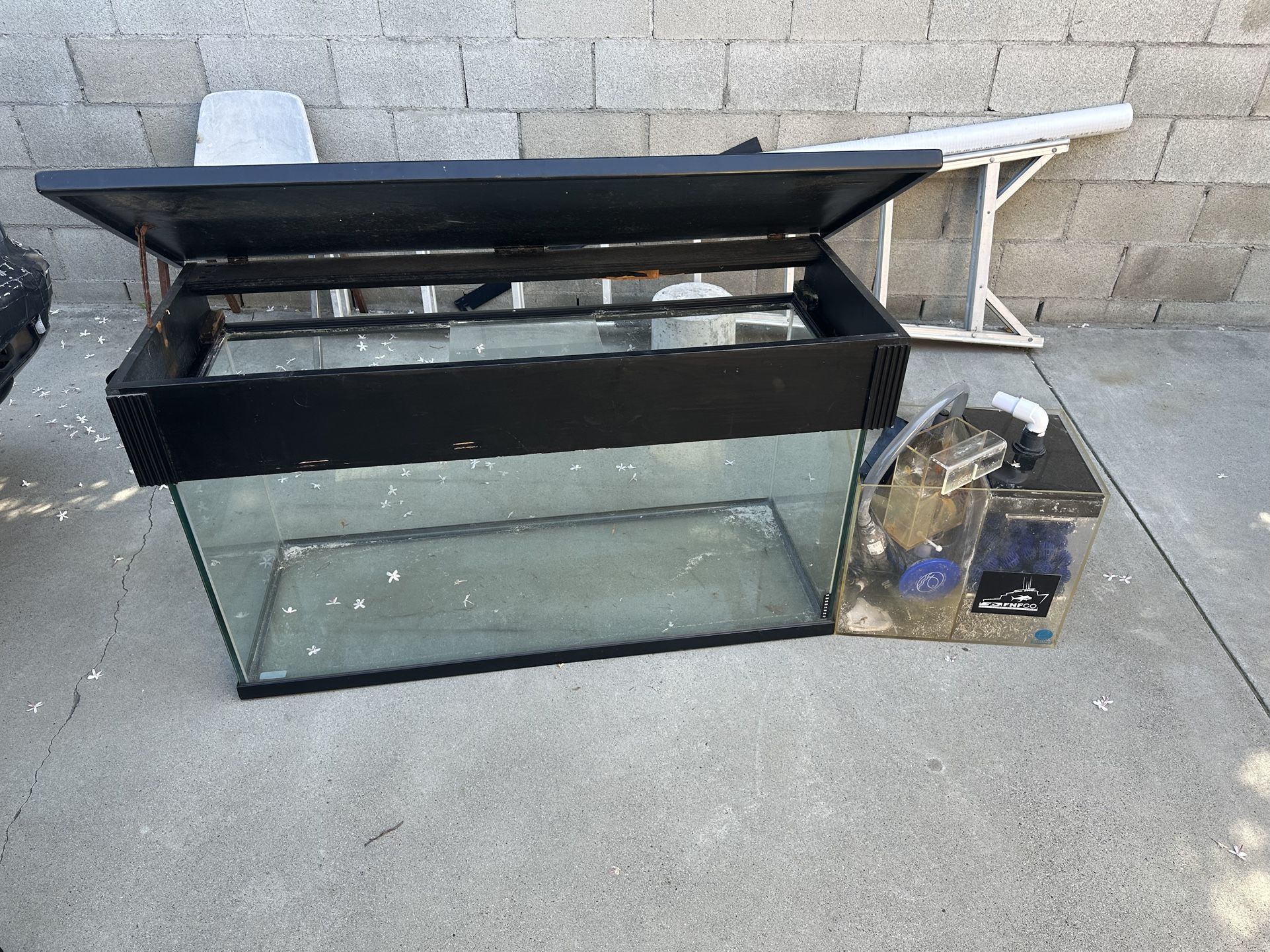 -86 Gallon Fish Tank With Cabinet-