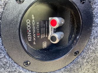 Dual 12 inch subs- kenwood excelon