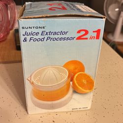 Juice Extractor and food Processor