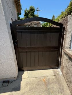 Wrought iron gates