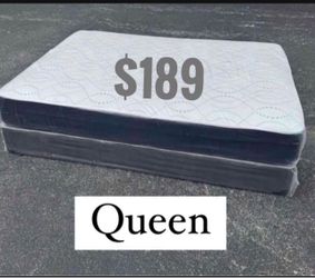 New Queen Size Mattress and Box