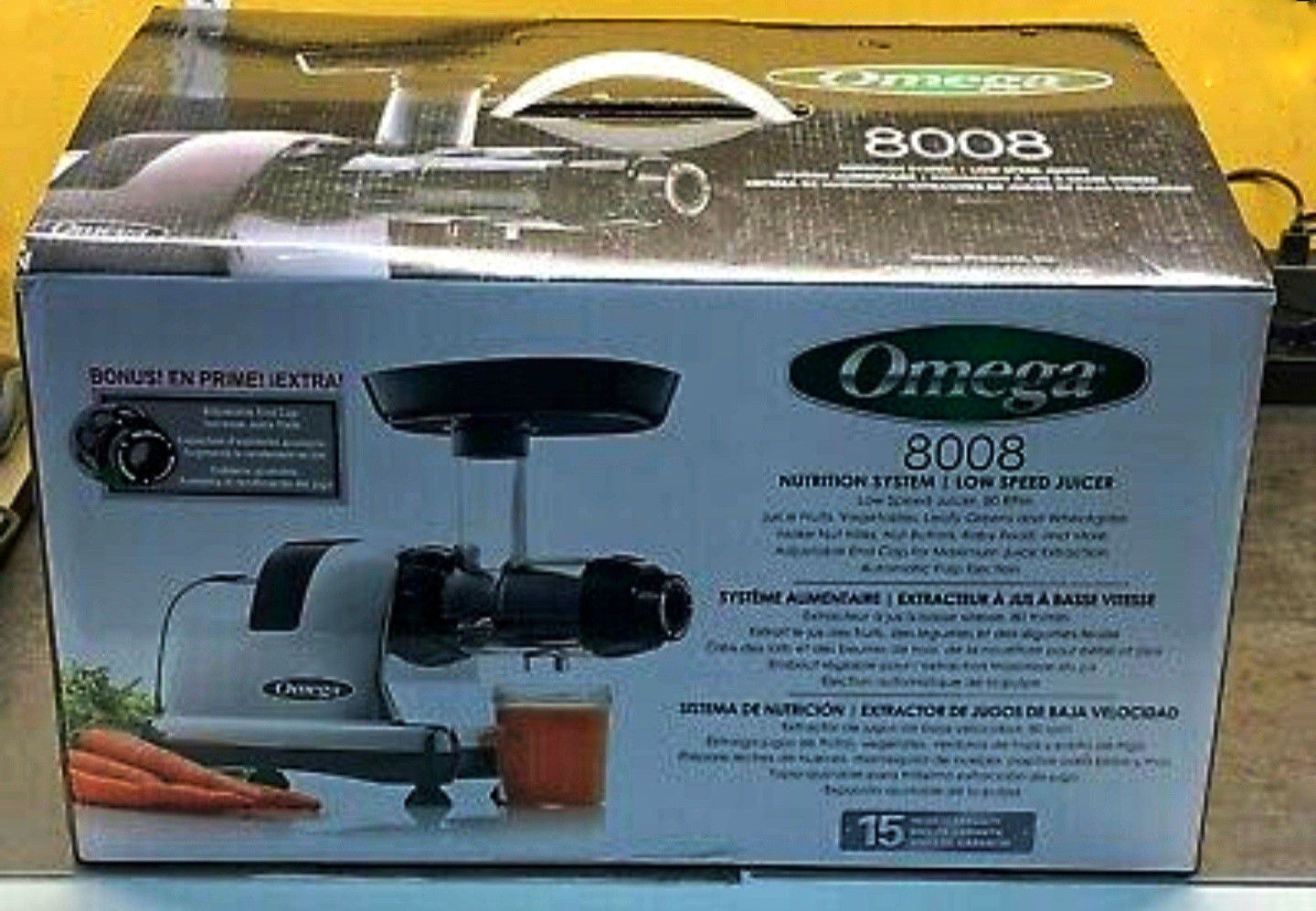 Brand New Omega 8008 Emasticating Juicer