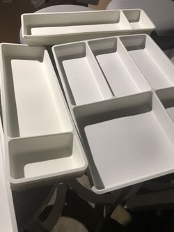 Ikea organizers for clothing, kitchen, desks- Set of 5- 12$