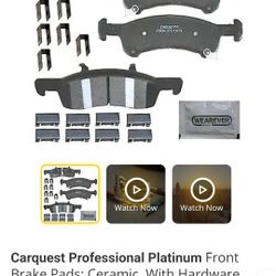 Carquest Wearever Platinum Pro Brake Pads Pxd934h