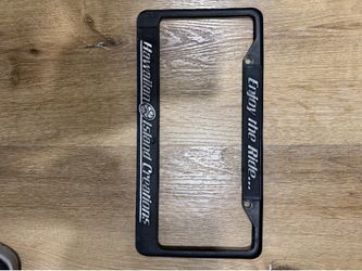 Hawaiian Island Creations HIC Enjoy The Ride License Plate Frame