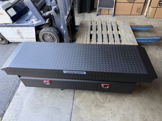 Weather Guard Model 127-52-04 Saddle Box, Aluminum, Full Standard, Aluminum Textured Matte Black, 11.0 cu ft