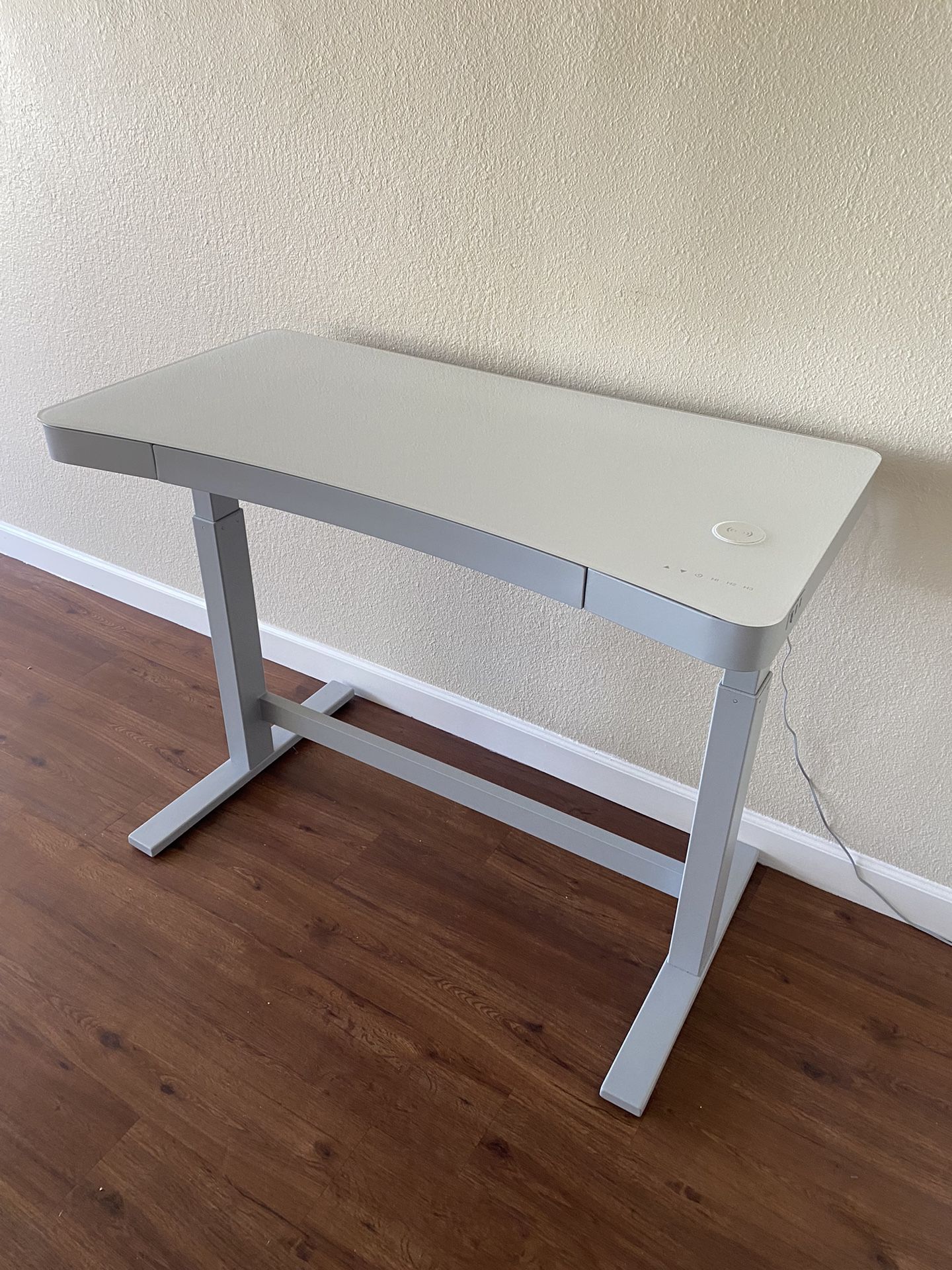 Adjustable White Standing Desk
