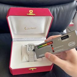 Men’s Santos Moissanite Watch