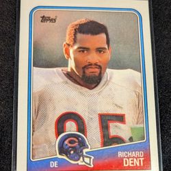 1988 Topps  #80 Richard Dent, Chicago Bears 