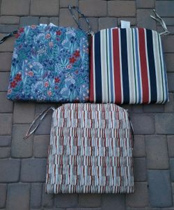 Misc Hampton Bay 20 in. W x 20 in. D  Universal Outdoor Seat Pads