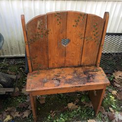  $20 Firm. Wooden Plant Bench Seat 