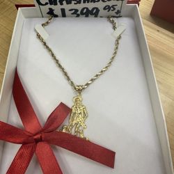 Rope Chain And Charm 