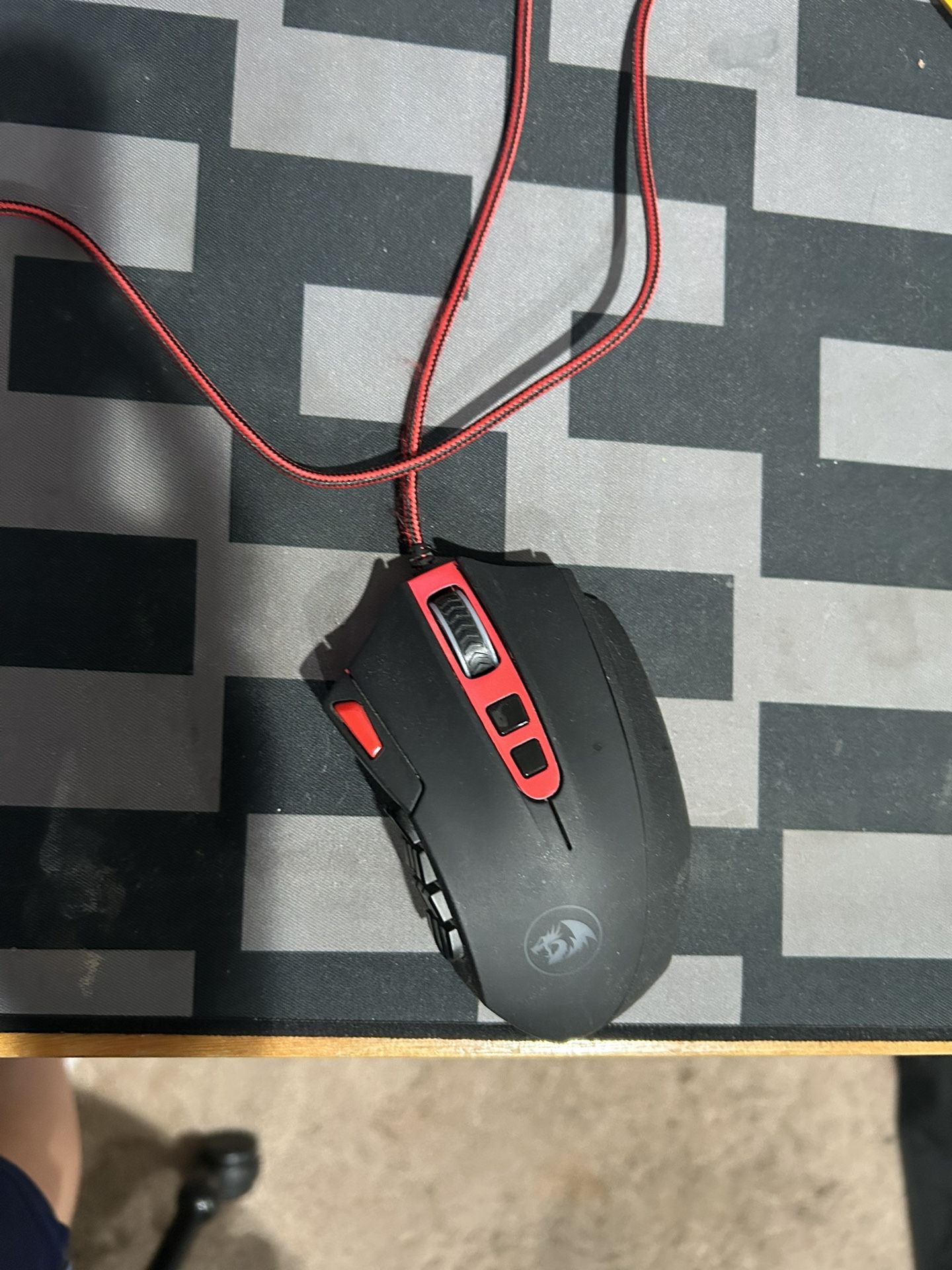 Red Dragon 12400DPI Wired Mouse