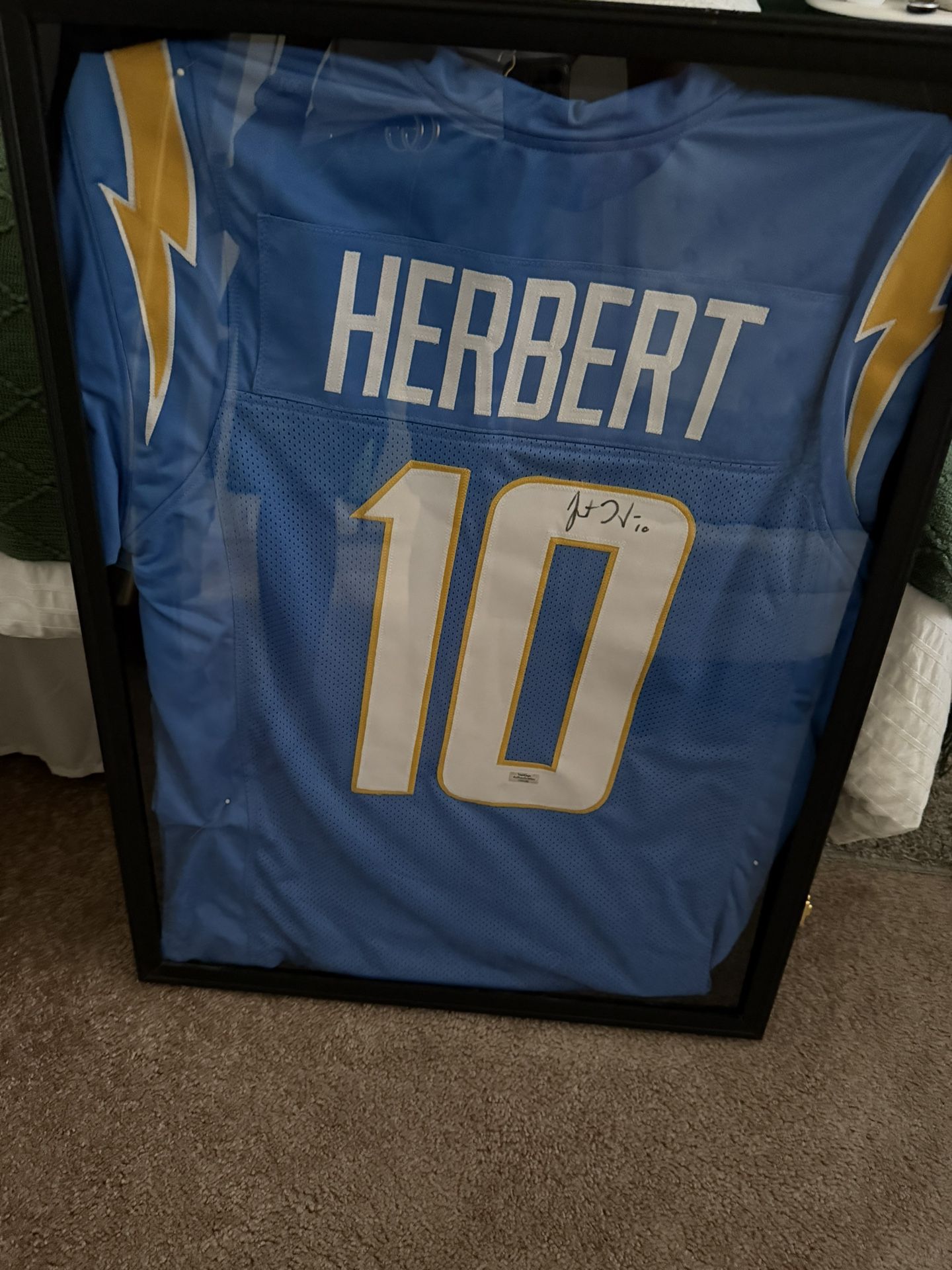 Justin Herbert Jersey Autographed 