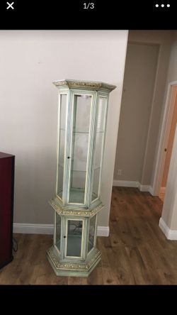 VINTAGE MINT COLOR CABINET