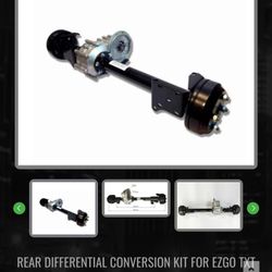 REAR the DIFFERENTIAL CONVERSION KIT Golf Cart 