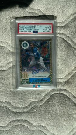 2022 Topps Silver Pack Julio Rodriguez Autograph Rookie Card /150