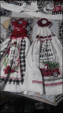 Cecadores de manos / kitchen towels for hands