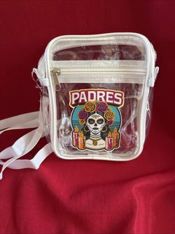 SD Padres Dia De Los Muertos Design   Clear Crossbody 7x7 Bag City Connect 2026