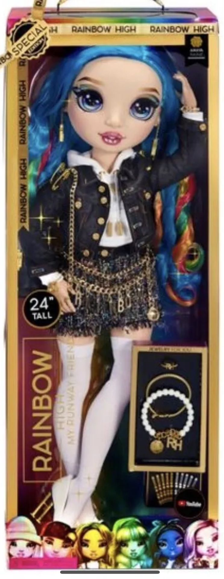 Rainbow High Large Doll My Runway Friend Amaya Raine Special Edition Fashion 24"