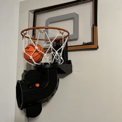 Basketball Hoop With a Battery Operated Return