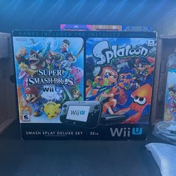 Wii U Super Smash & Splatoon Deluxe Set Combo Special Edition