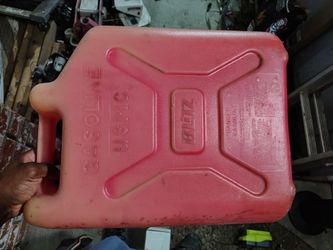 Vintage blitz 5 gallon gasoline container