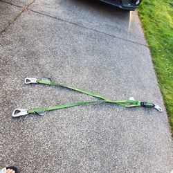 Twin legged safety landyard