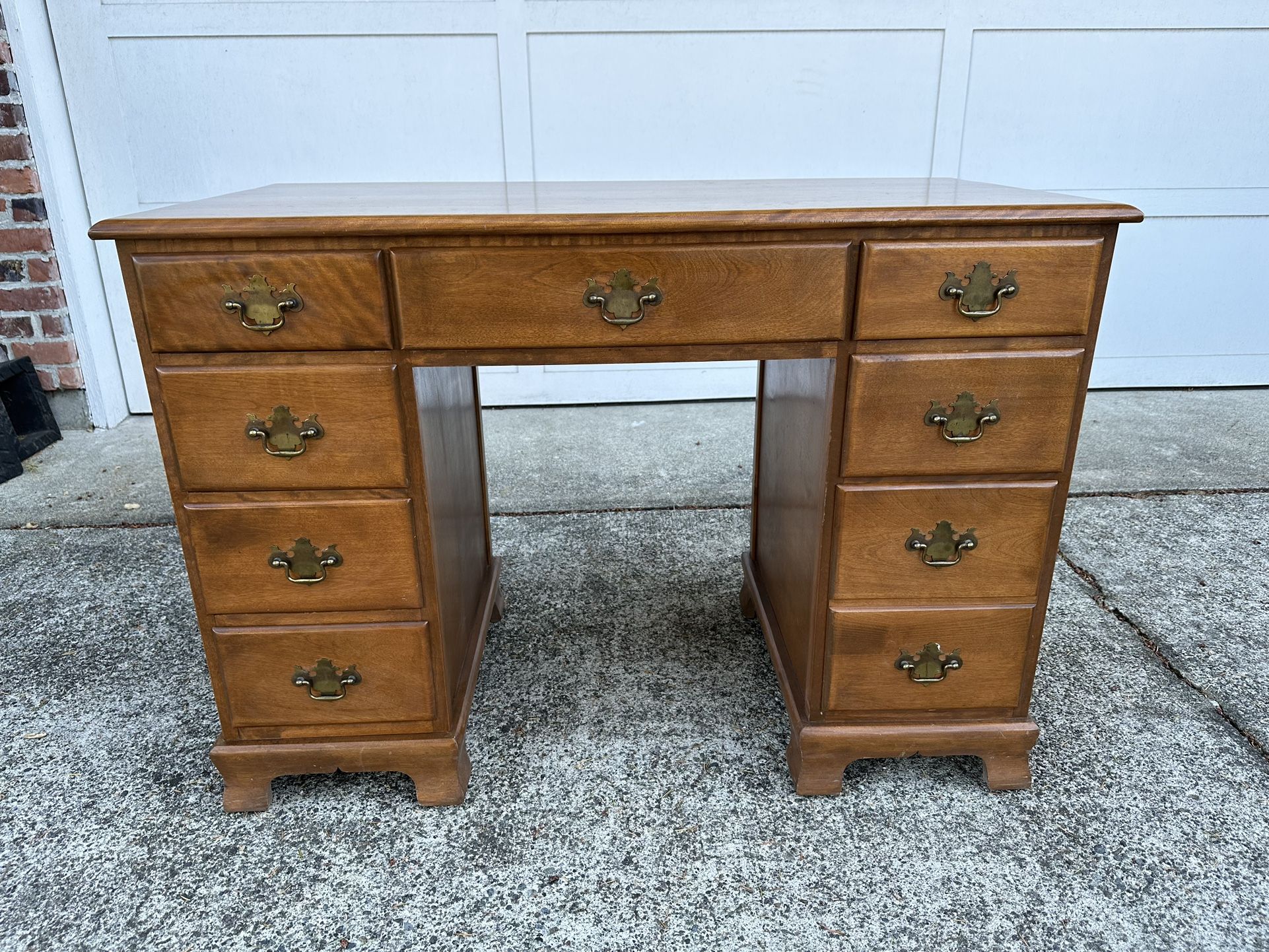 Vintage Kneehole Desk