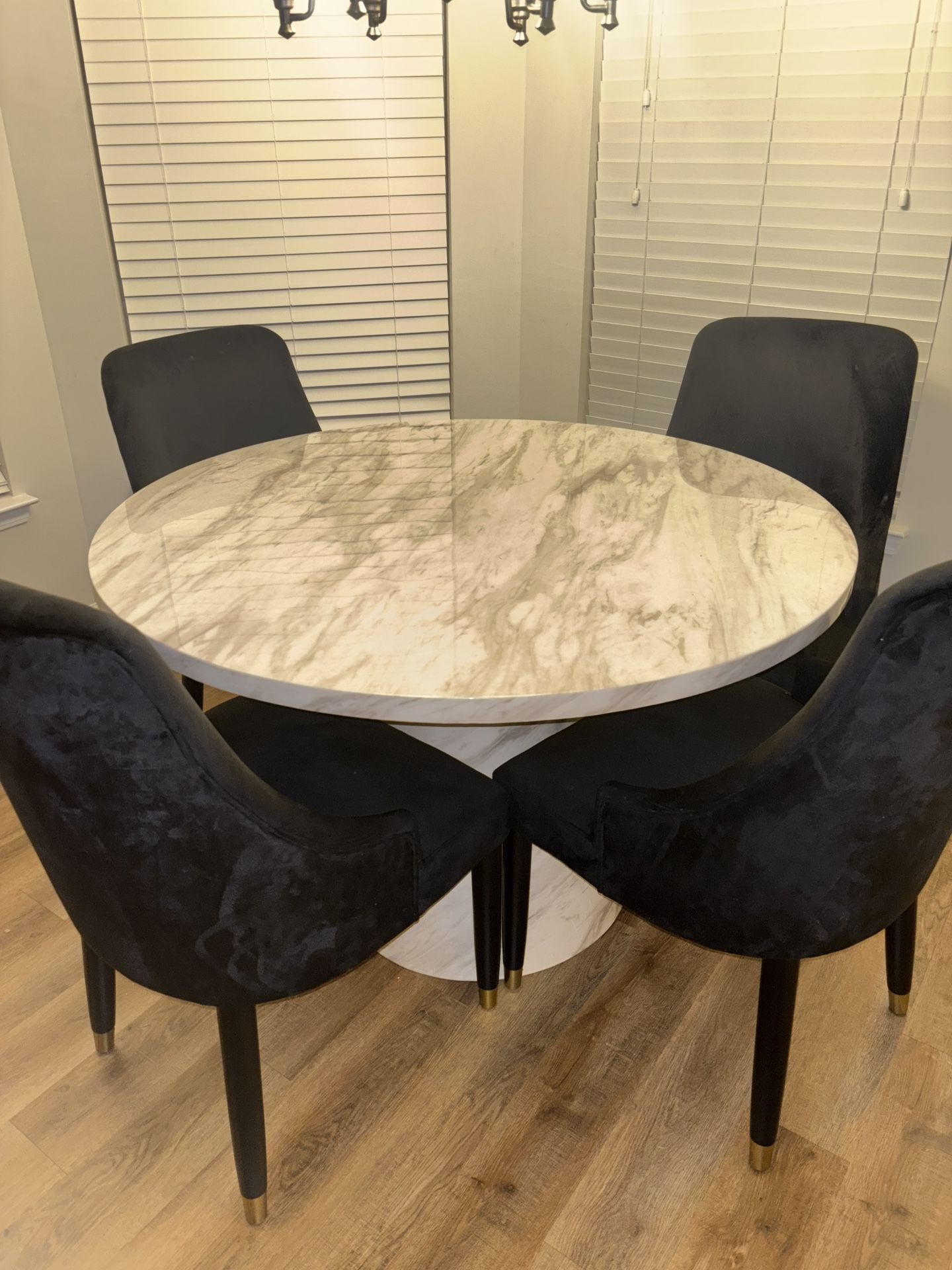 Real Marble Dining Table 