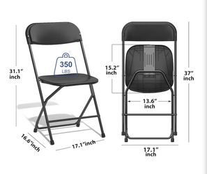 NEW Plastic Folding chair
