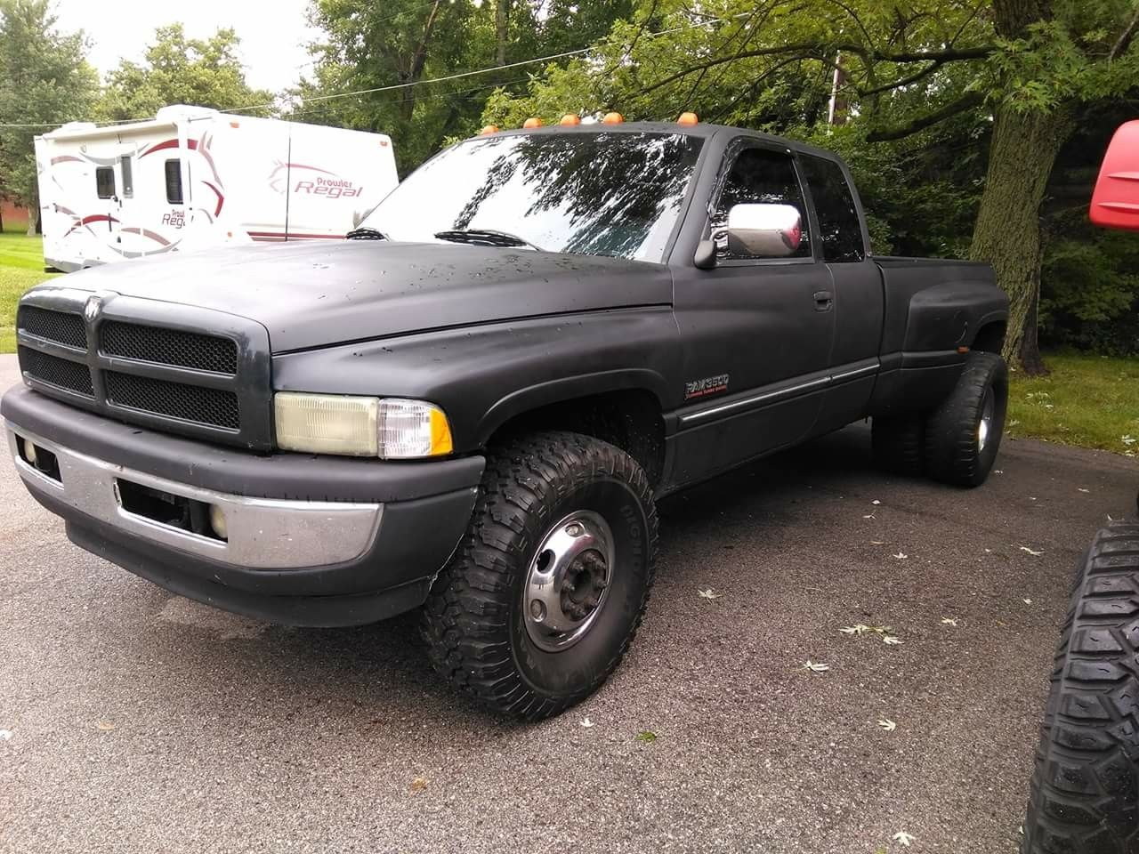 Two 315-85 R16 tires