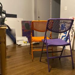 Colorful Fold up Chairs