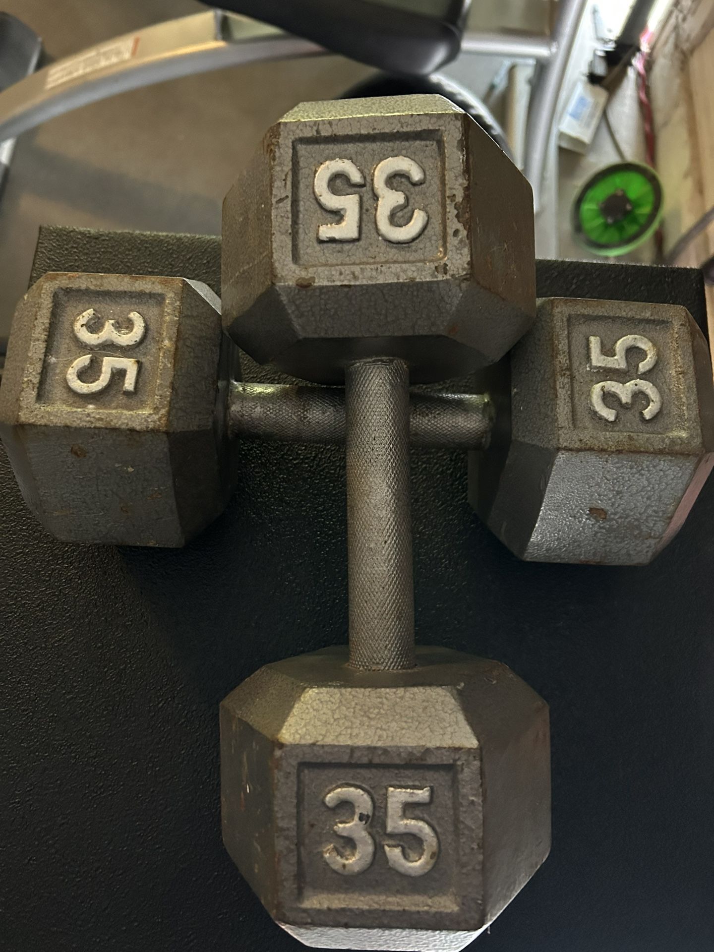 35 lb Dumbbells Metal