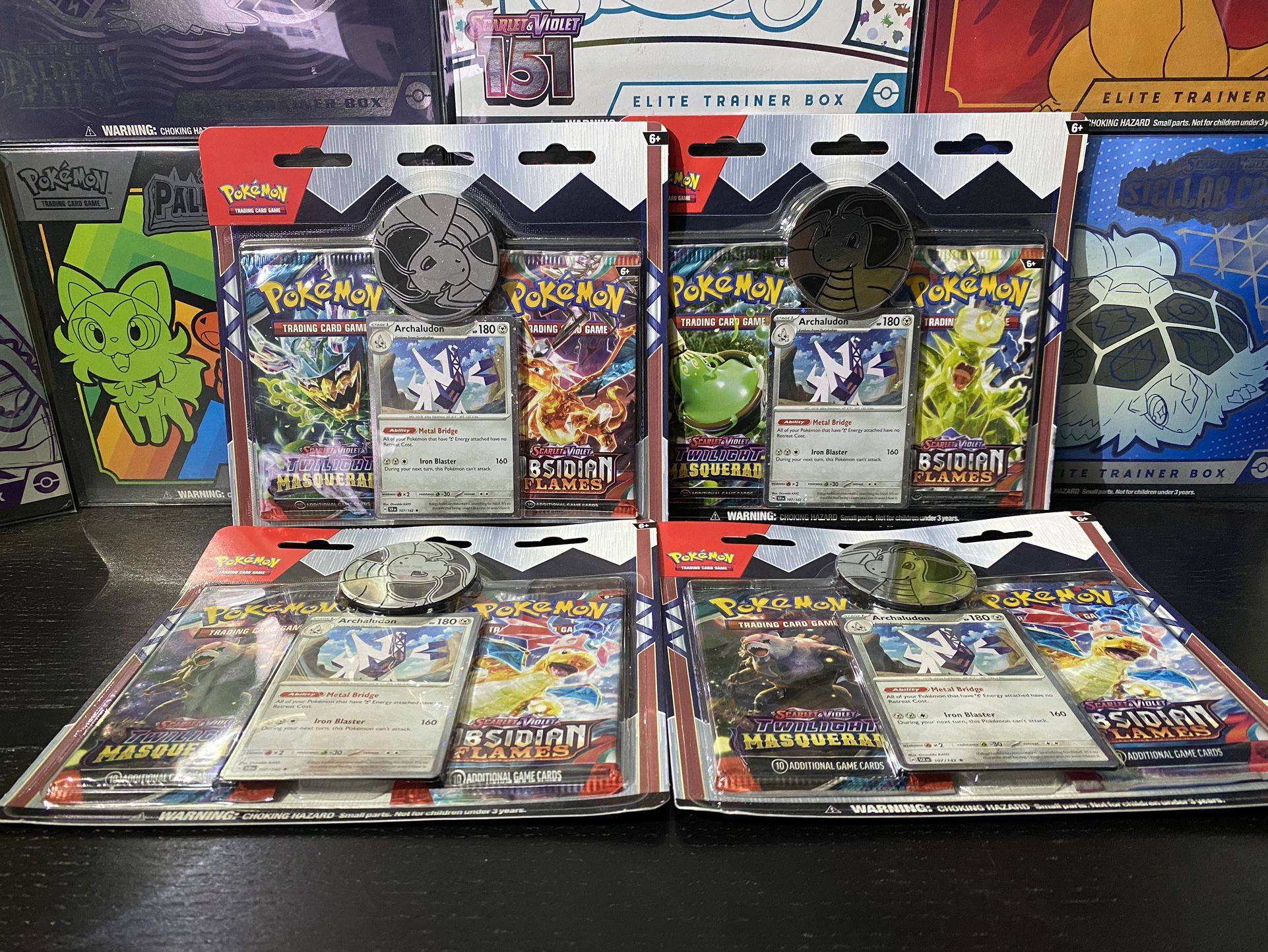 Pokemon 2 Pack Blister – Twilight Masquerade + Obsidian Flame