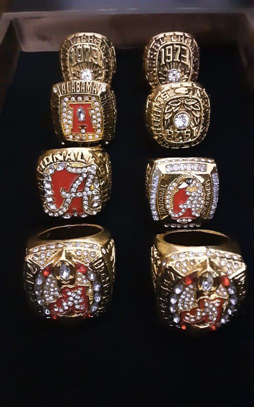 Alabama Replica Championship Rings Collection