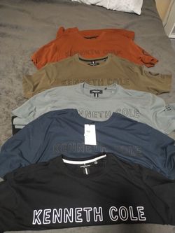 Kenneth Cole Mens XXL monogram 5 T shirts