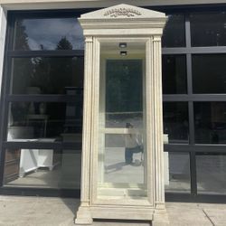Restoration Hardware Glass Bookshelf / Hutch 