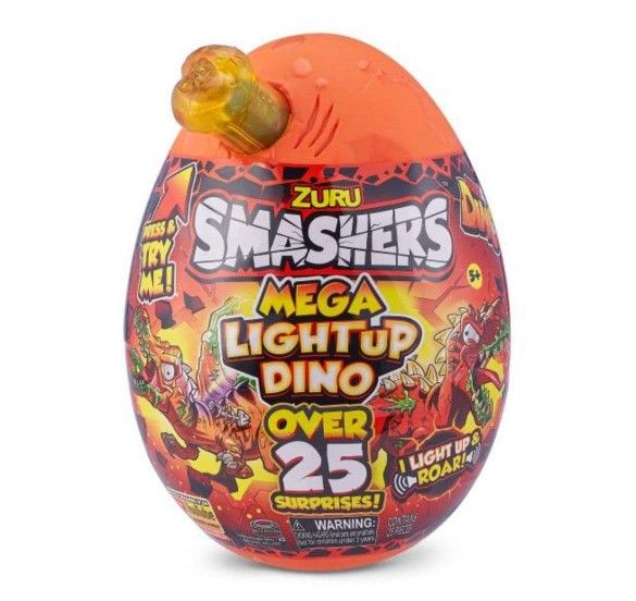 Smashers Mega Light up Dino (with over25 Surprises!) by ZURU