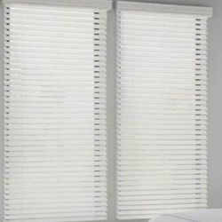 Cordless 2” faux wood blinds for doors