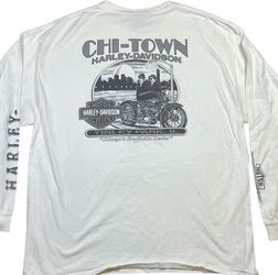 Harley-Davidson Chi-Town Tinley Park, IL Blues Brothers Long-Sleeve T-Shirt XXL
