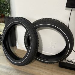 🔥 Like New 26x4.8 Off-Road E-Bike Tires (Set of 2) – Super Wide!