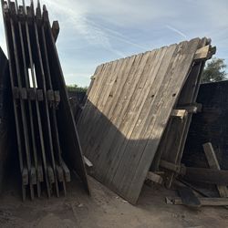 Wood fence panels 6x8