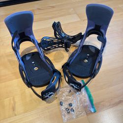 Men's Burton Cartel X EST Snowboard Bindings - Violet Fade Large