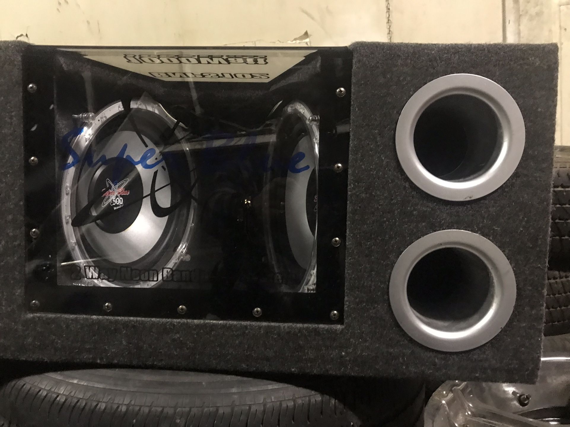 Super Blue 500 Watt Sub-box