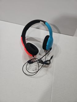 Nintendo Switch Gaming Headset Wired Brand PDP LVL40 Blue/Red