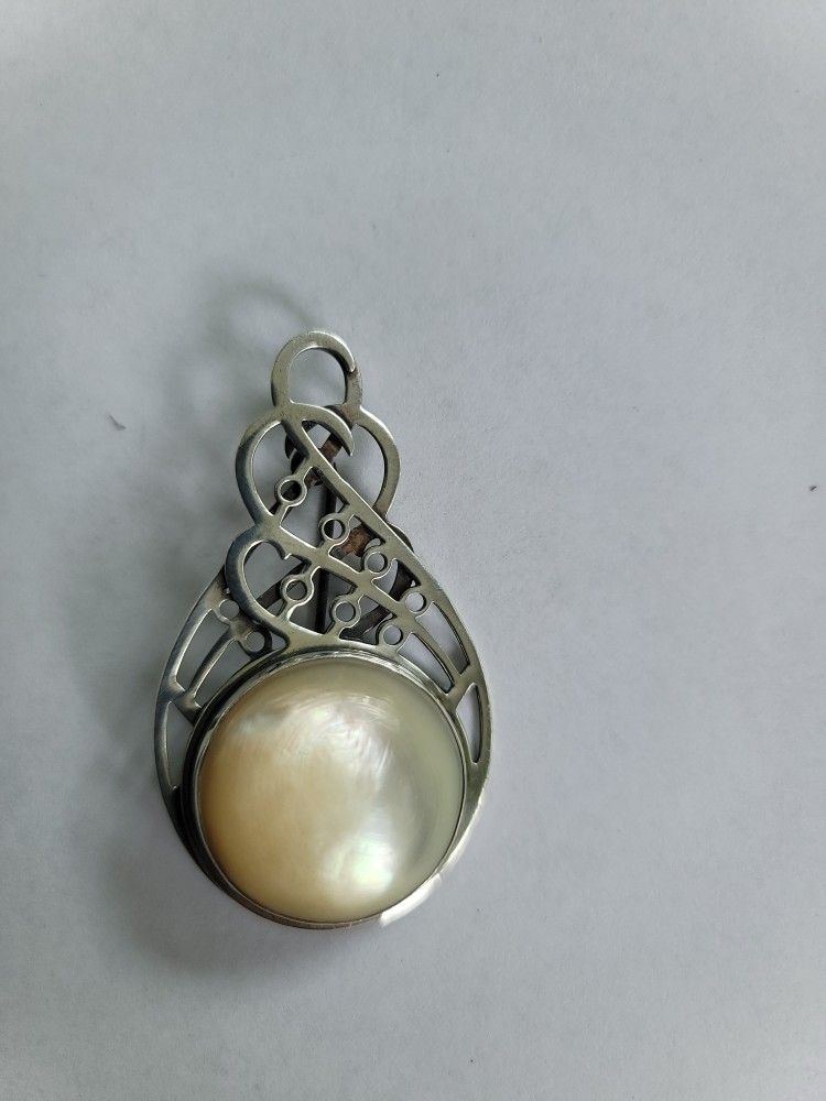 Sterling SILVER Broach Or Pendant