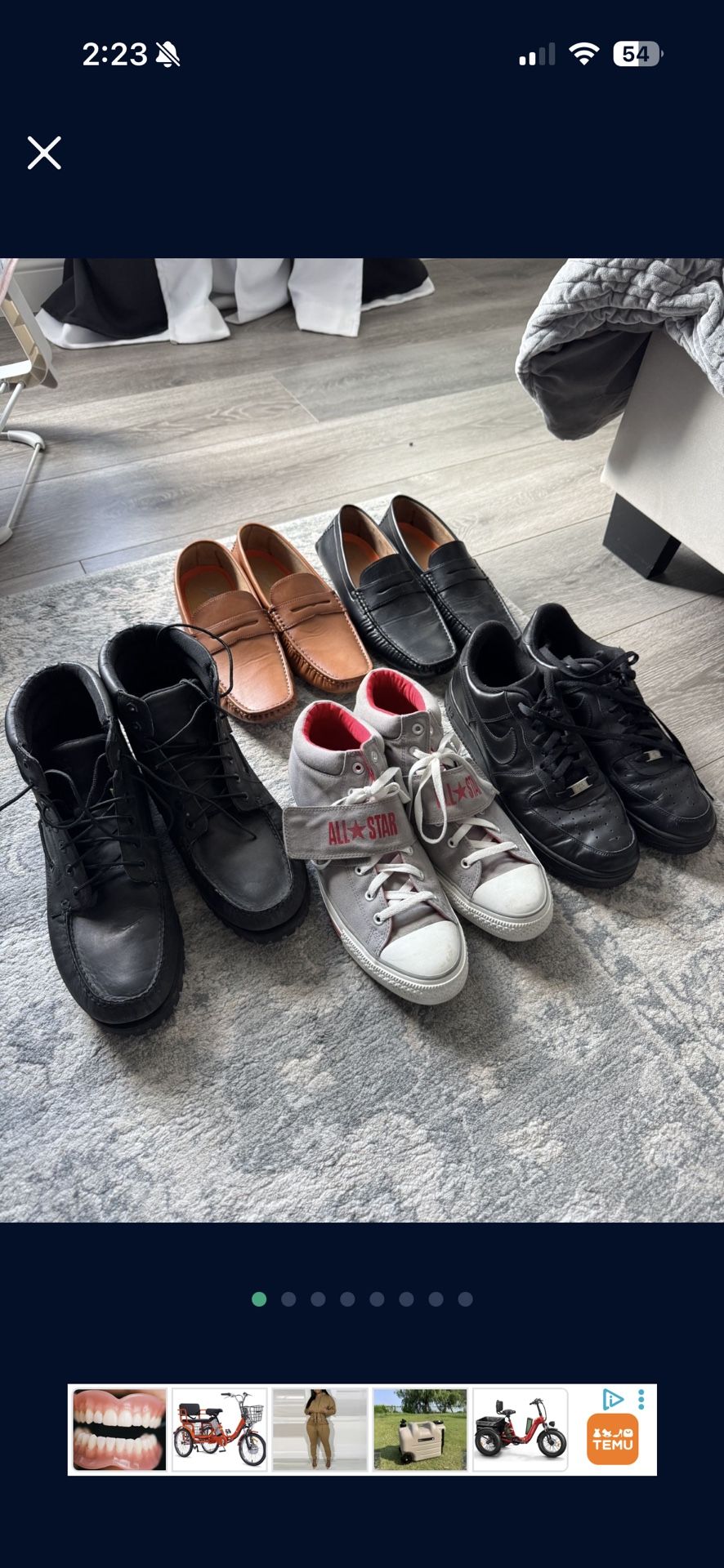 Men’s Size 13 Shoes (Dress, Casual, Nike, Converse, Timberland)